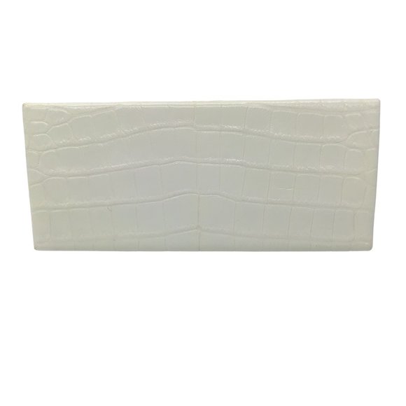VBH LIGHT LIME GREEN CELADON ALLIGATOR SKIN LEATHER CLUTCH BAG - Picture 1 of 7
